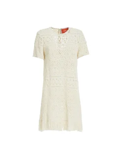 Lacey Mini Swing DressPlaza Cream in Macramé