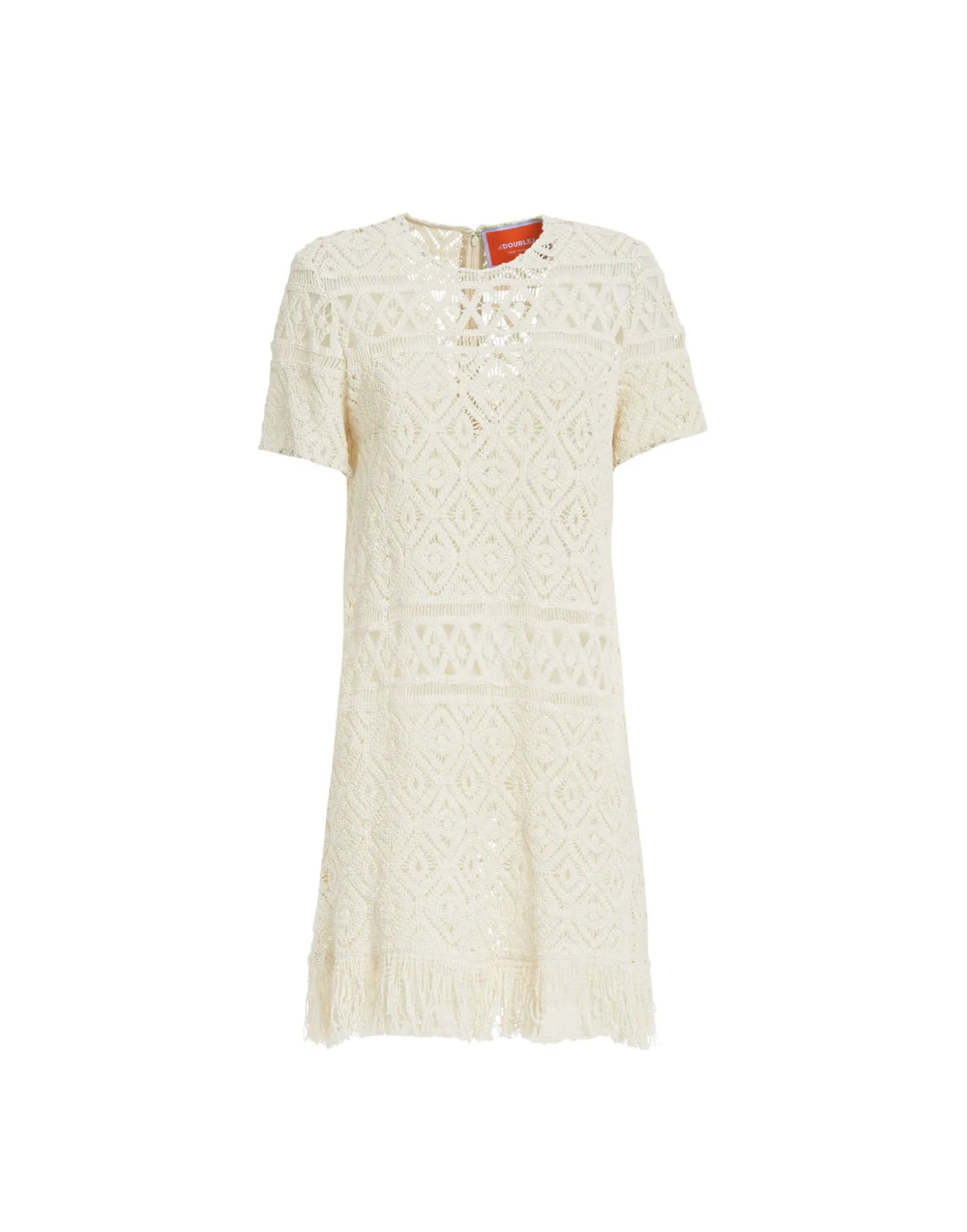 Lacey Mini Swing DressPlaza Cream in Macramé