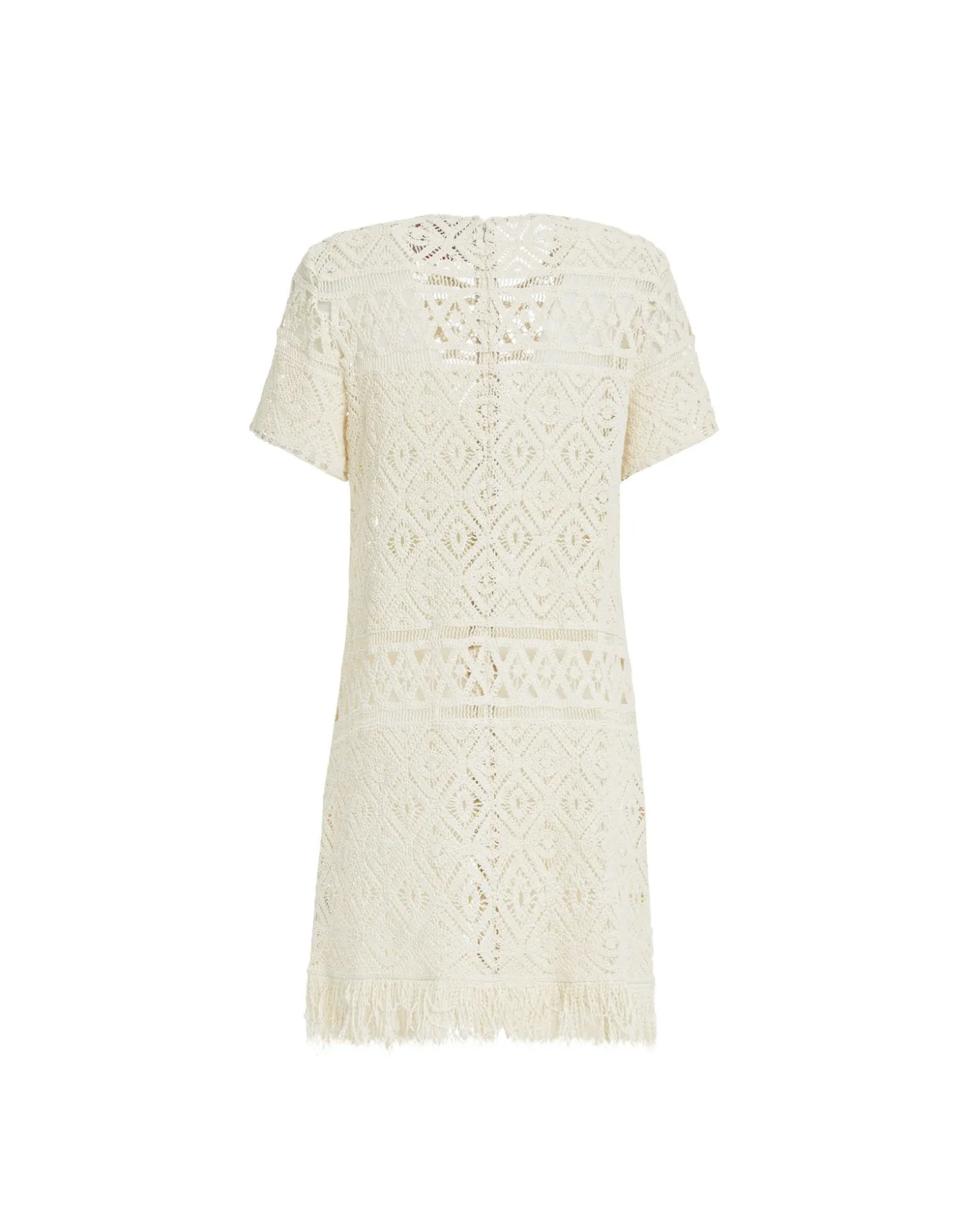 Lacey Mini Swing DressPlaza Cream in Macramé