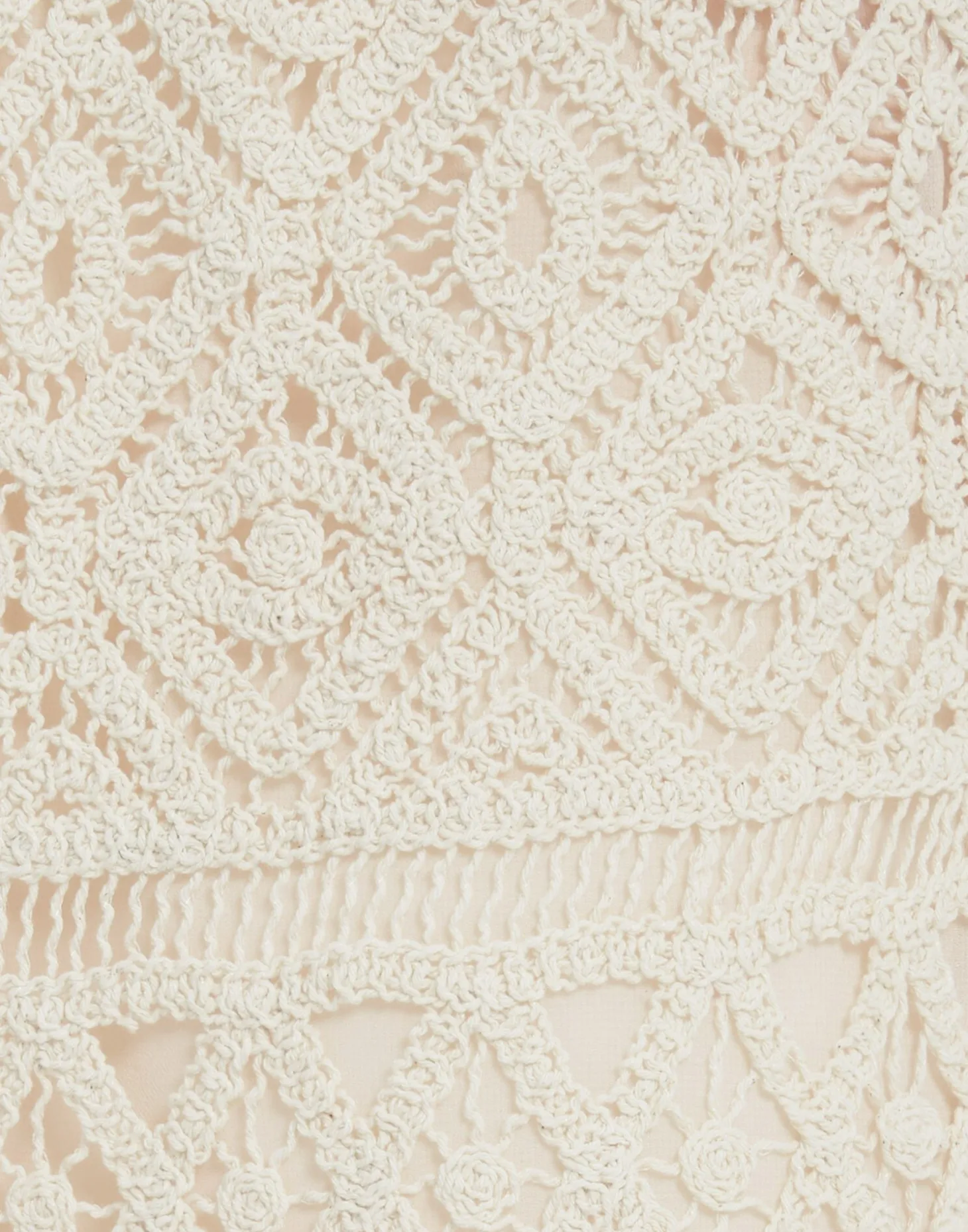 Lacey Mini Swing DressPlaza Cream in Macramé