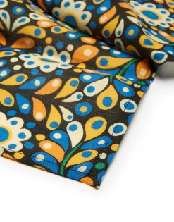 Large Napkins Set Of 2Confetti Blu in Linen