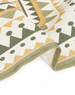 Large Napkins Set Of 2Doric Plac&eacute;e Light Green in Linen