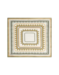 Large Napkins Set Of 2Doric Plac&eacute;e Light Green in Linen