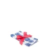 Large Napkins Set Of 2Pineapple Blu in Linen