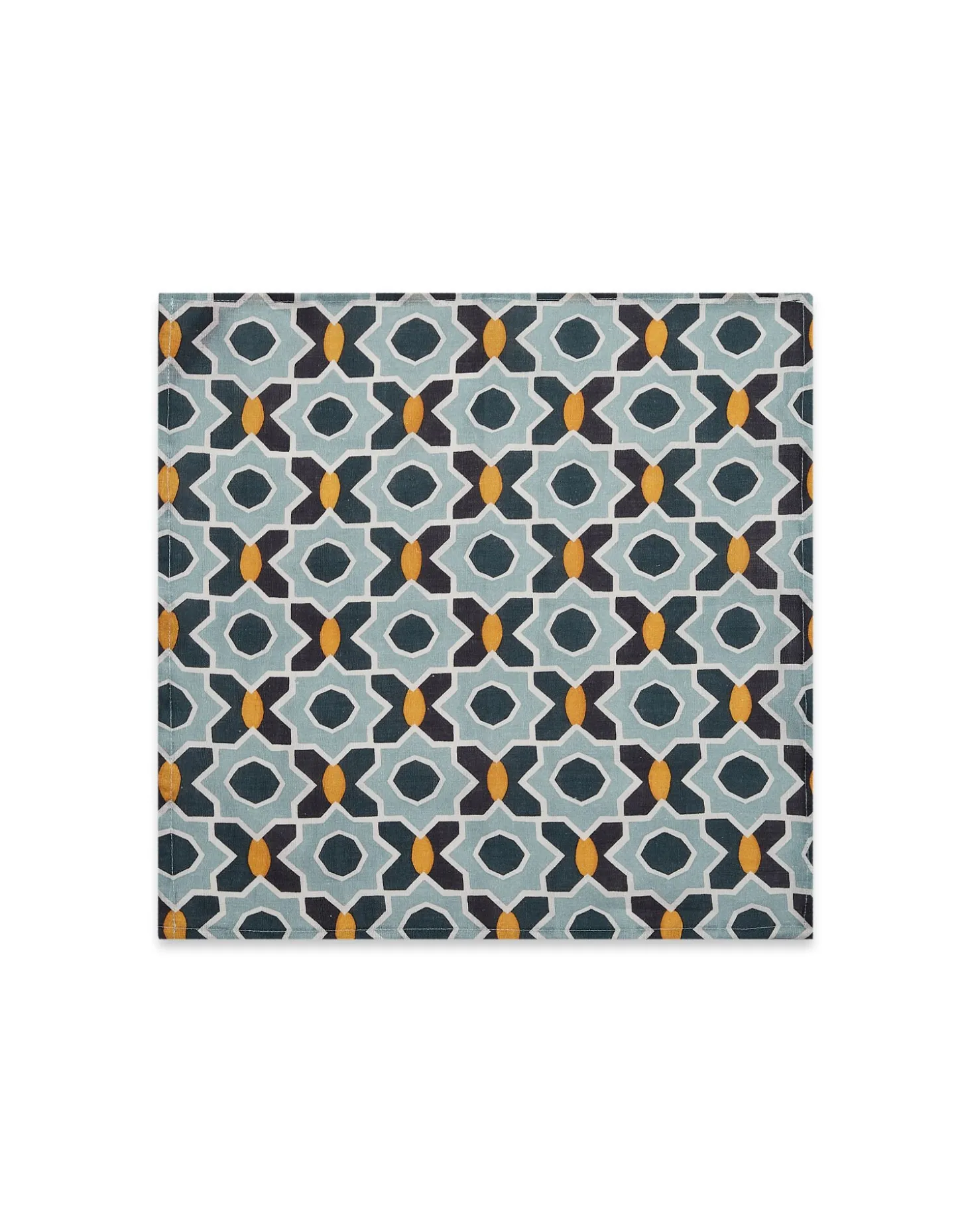 Large Napkins Set Of 2Plaza Small Light Blue in Linen