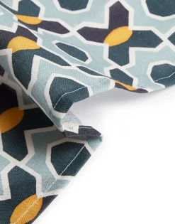 Large Napkins Set Of 2Plaza Small Light Blue in Linen