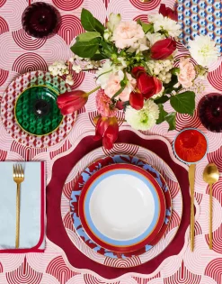 Large Napkins Set Of 2Rainbow Celeste in Linen