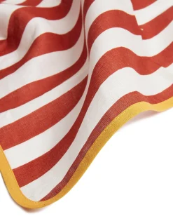 Large Napkins Set Of 2Riviera Brick in Linen