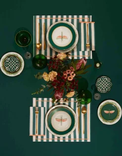 Large Napkins Set Of 2Riviera Green in Linen