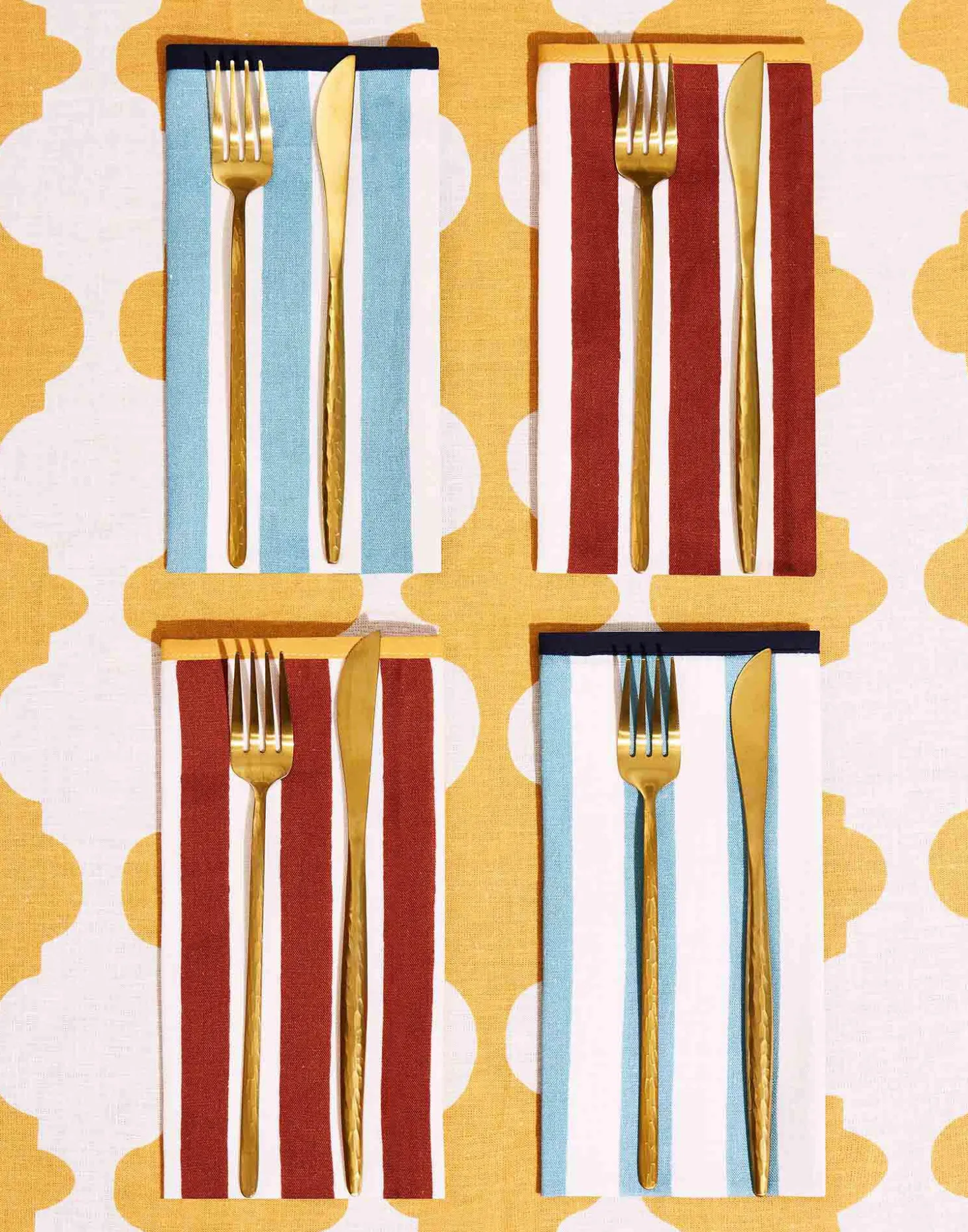 Large Napkins Set Of 2Riviera Sky Blue in Linen