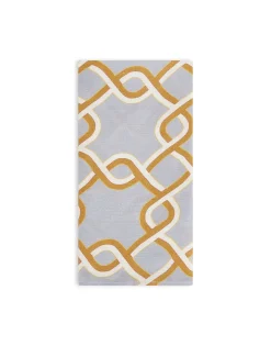 Large Napkins Set Of 2Tackle Turquoise in Linen