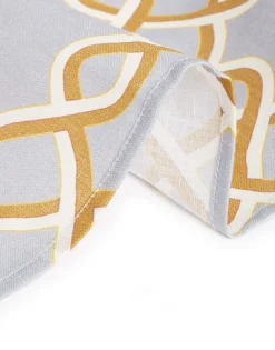 Large Napkins Set Of 2Tackle Turquoise in Linen