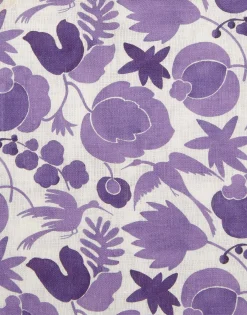 Large Napkins Set Of 2Wildbird Viola Small in Linen