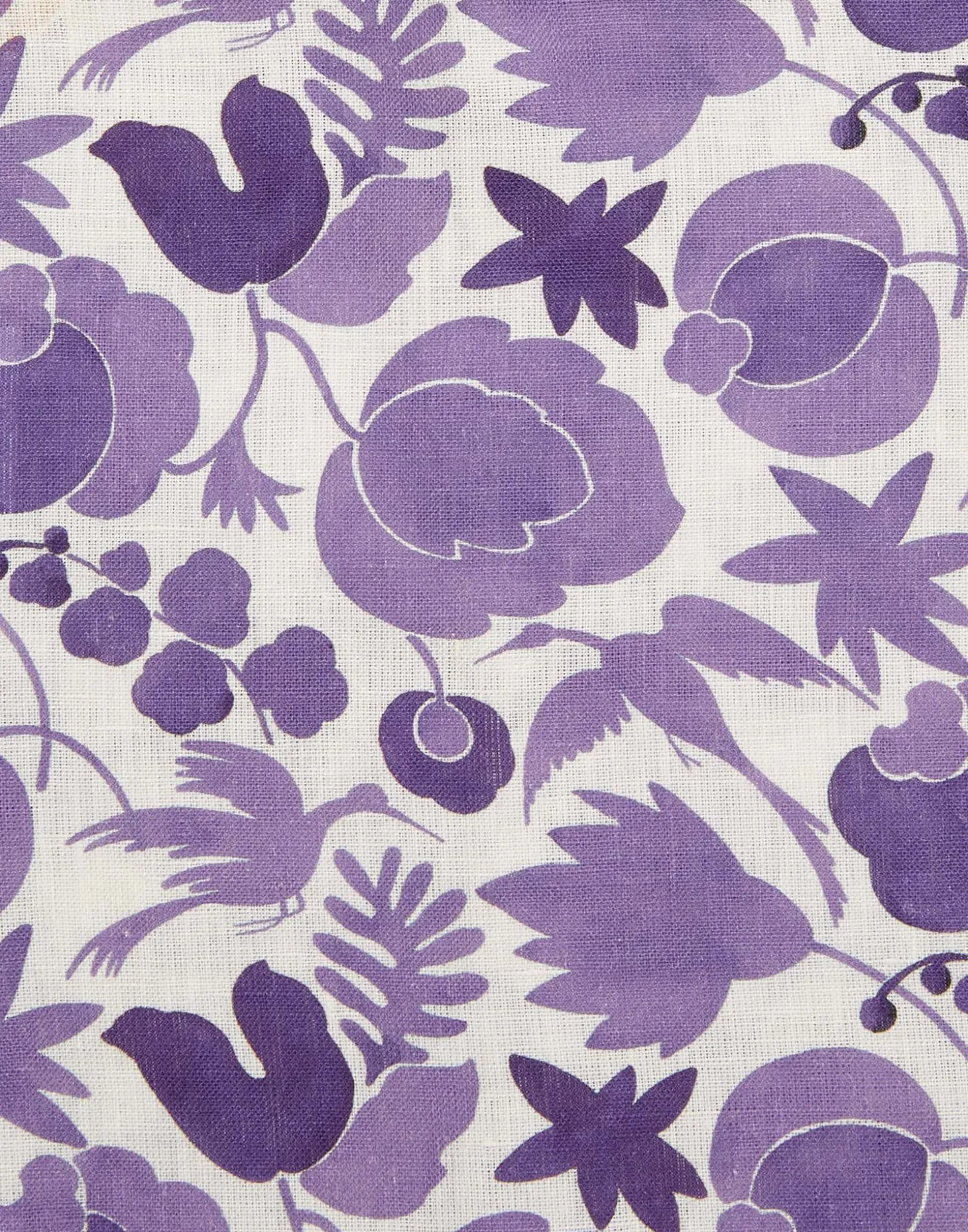 Large Napkins Set Of 2Wildbird Viola Small in Linen