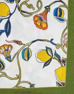 Large TableclothBorboni White in Linen