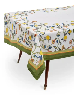 Large TableclothBorboni White in Linen