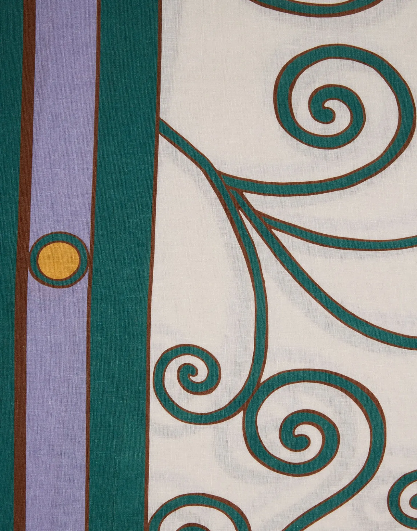 Large TableclothCortile Lilac in Linen