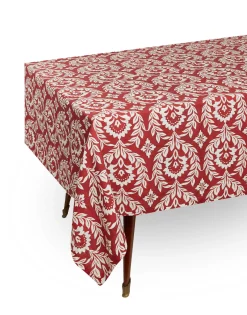 Large TableclothGarland Bordeaux in Linen