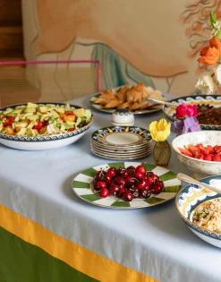 Large TableclothRainbow Sky in Linen