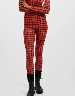 LeggingsBlack Cherries in New Skinny Jersey