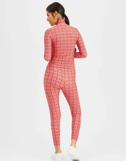 LeggingsSugar Rush Red in Skinny Jersey