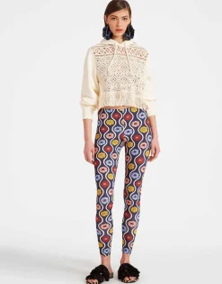 LeggingsWhitsun Mini Blue in Skinny Jersey