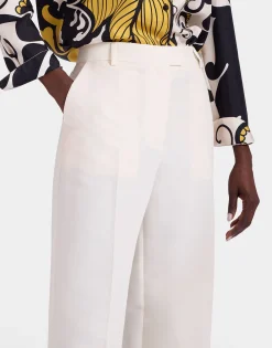 Let Loose PantsSolid Ivory in Cady Wool