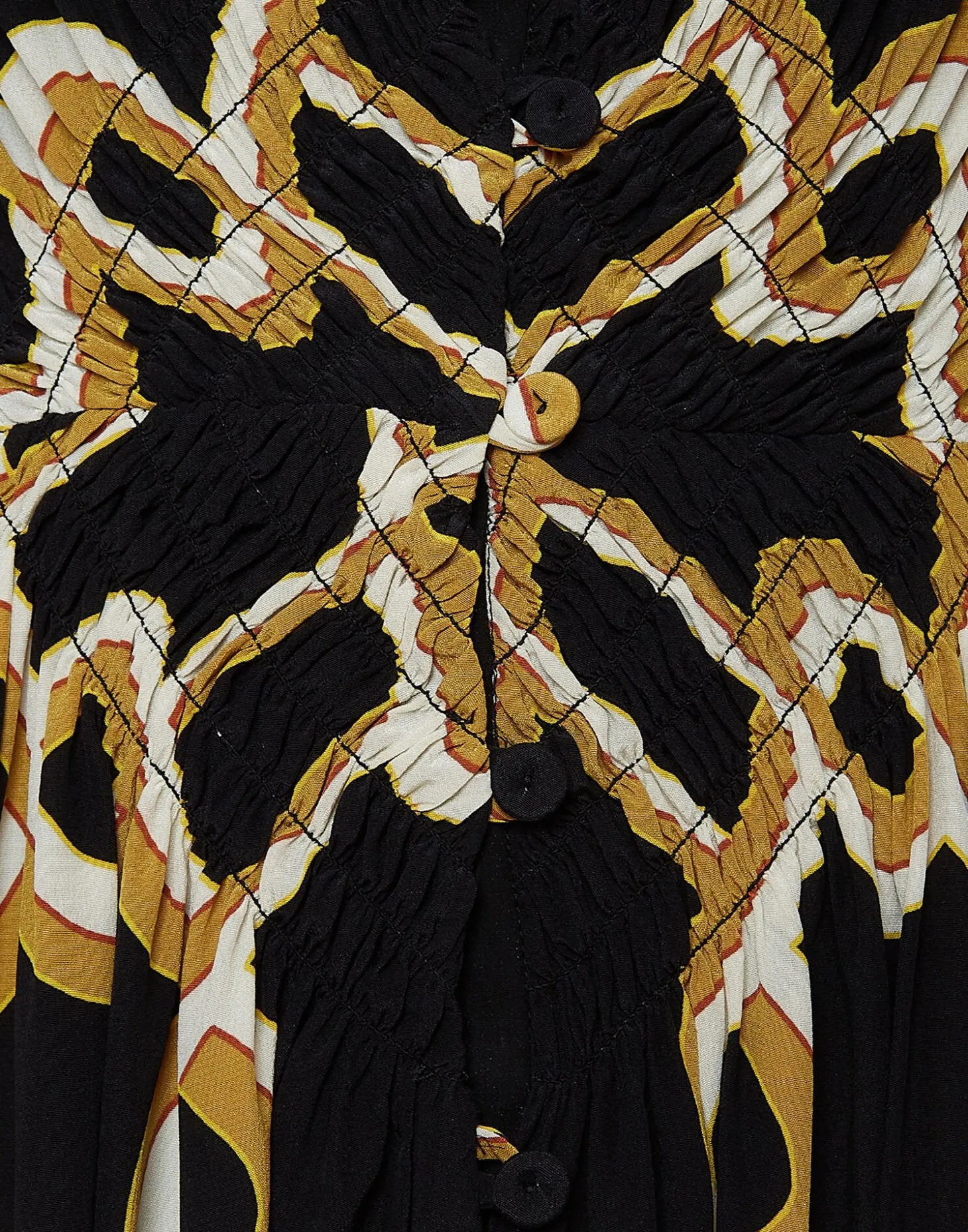 Long Camerino DressTackle Black in Crepe De Chine Silk