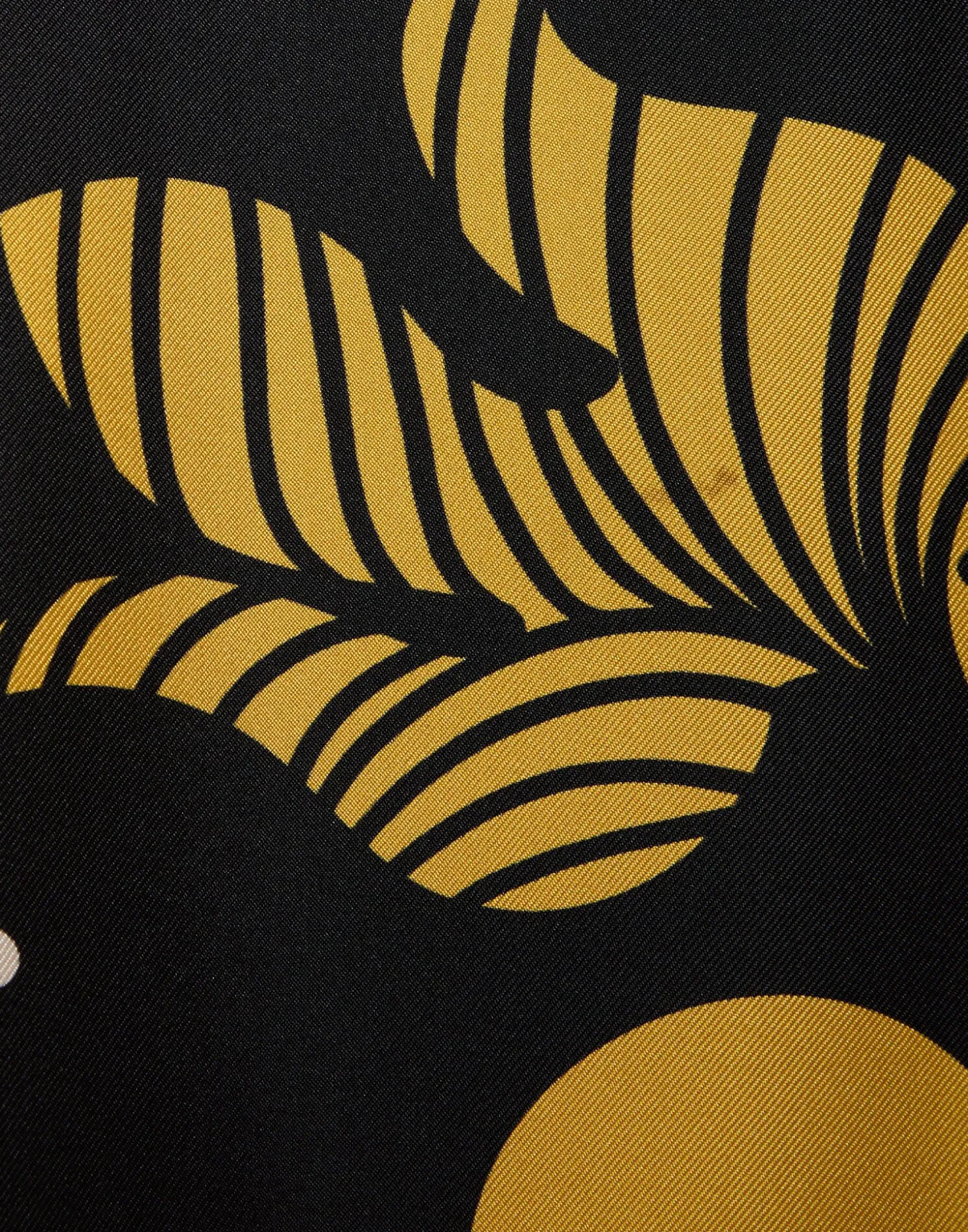 Long Sleeve Swing DressMarea Black & White in Silk Twill