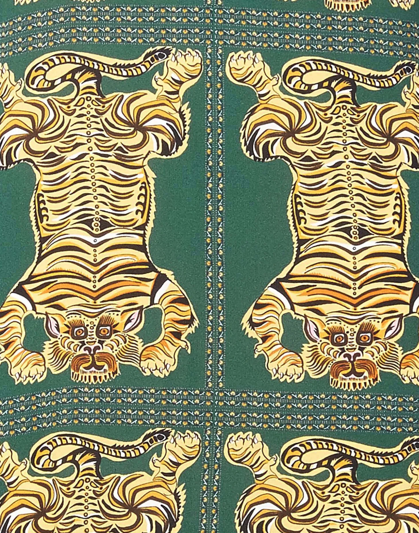 Long Sleeve Swing DressTiger Tiles in Sablé