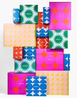 Long Sleeve Swing DressTiger Tiles in Sablé