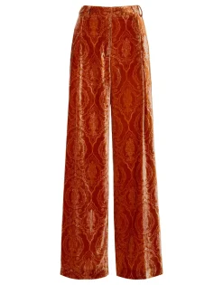 Loose PantsBanquet Orange in Devor&eacute;