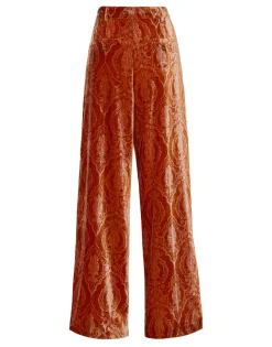 Loose PantsBanquet Orange in Devor&eacute;