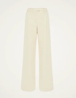 Loose PantsCreamy in Jacquard