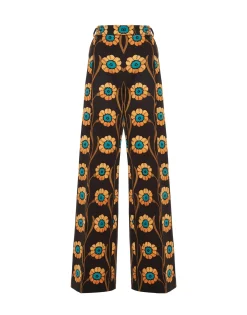 Loose PantsDaisychain Black in Compact Jersey