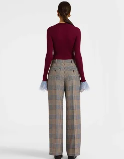 Loose PantsMoors Multicolor in Viscose Tailoring