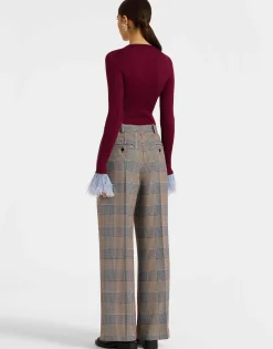 Loose PantsMoors Multicolor in Viscose Tailoring