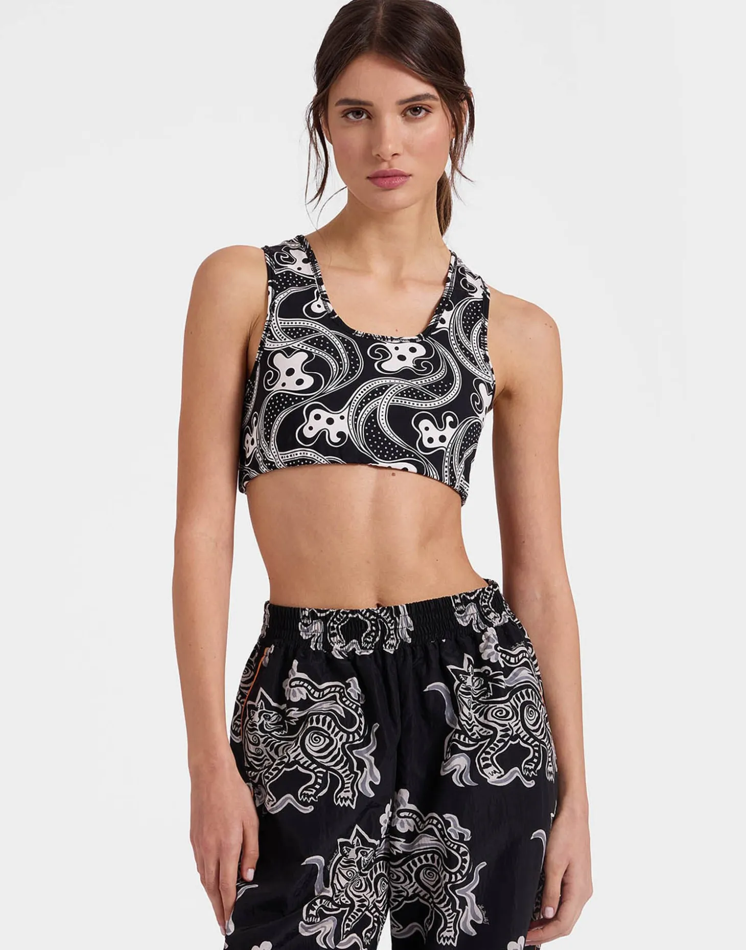 Magica BraAperol Black & White in Jersey Stretch