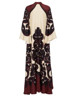 Magnifico DressCorsini Plac&eacute;e Cream in Silk Twill