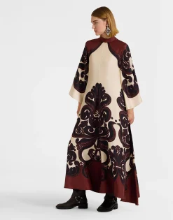 Magnifico DressCorsini Plac&eacute;e Cream in Silk Twill