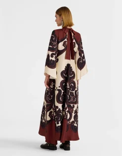 Magnifico DressCorsini Plac&eacute;e Cream in Silk Twill