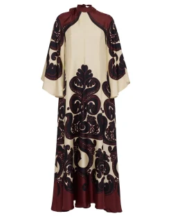 Magnifico DressCorsini Plac&eacute;e Cream in Silk Twill