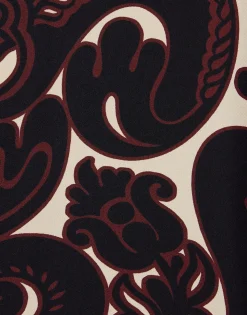 Magnifico DressCorsini Plac&eacute;e Cream in Silk Twill