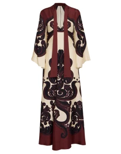 Magnifico DressCorsini Plac&eacute;e Cream in Silk Twill