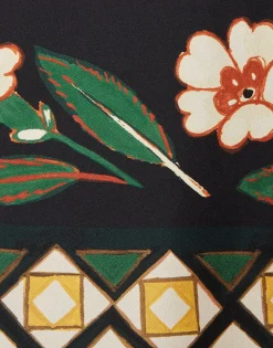 Magnifico DressDazed Plac&eacute;e Black in Silk Twill