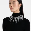 Mayfair NecklaceSolid Black in Embroidered Beads