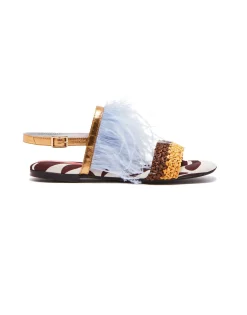 Medal SandalWatermarble in Twill