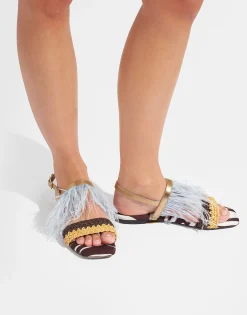 Medal SandalWatermarble in Twill