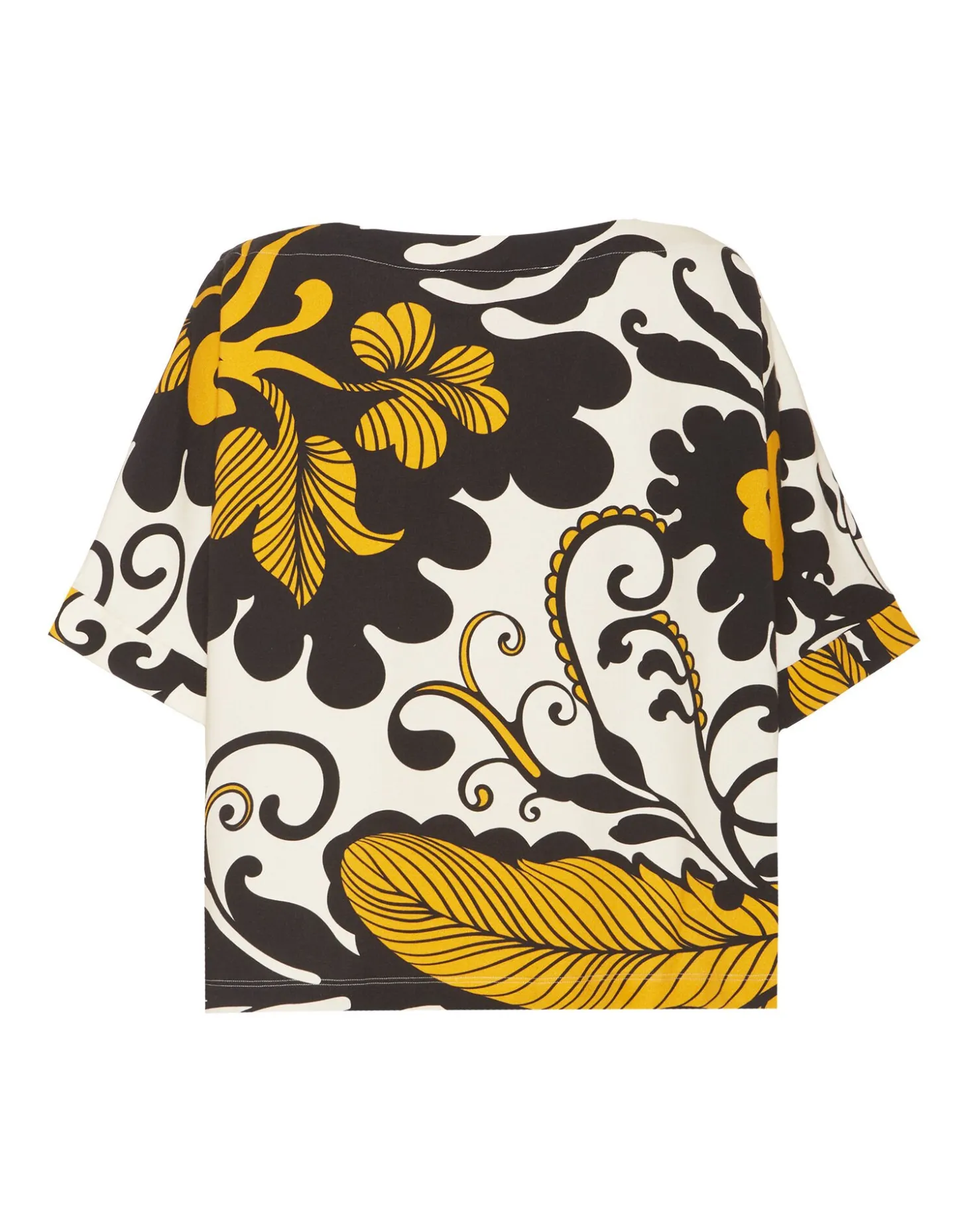 Meditation TeeMarea Black & White in Stretch Fleece