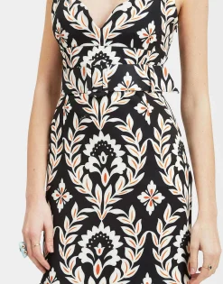 Medium BeltGhirlanda Black in Light Faille